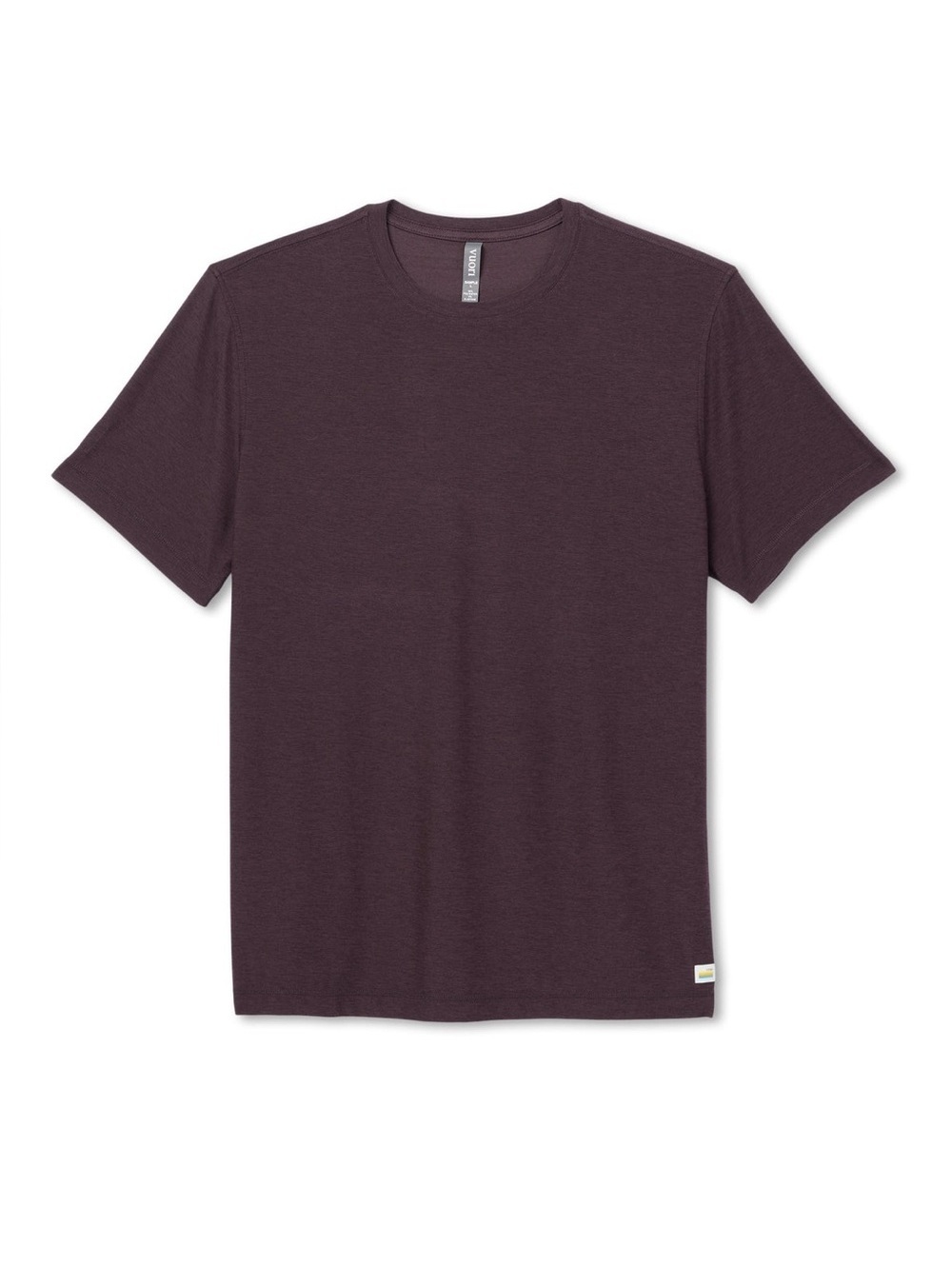 Vuori Strato Tech Tee Raisin Heather Men’s Short Sleeve Shirt Size Small